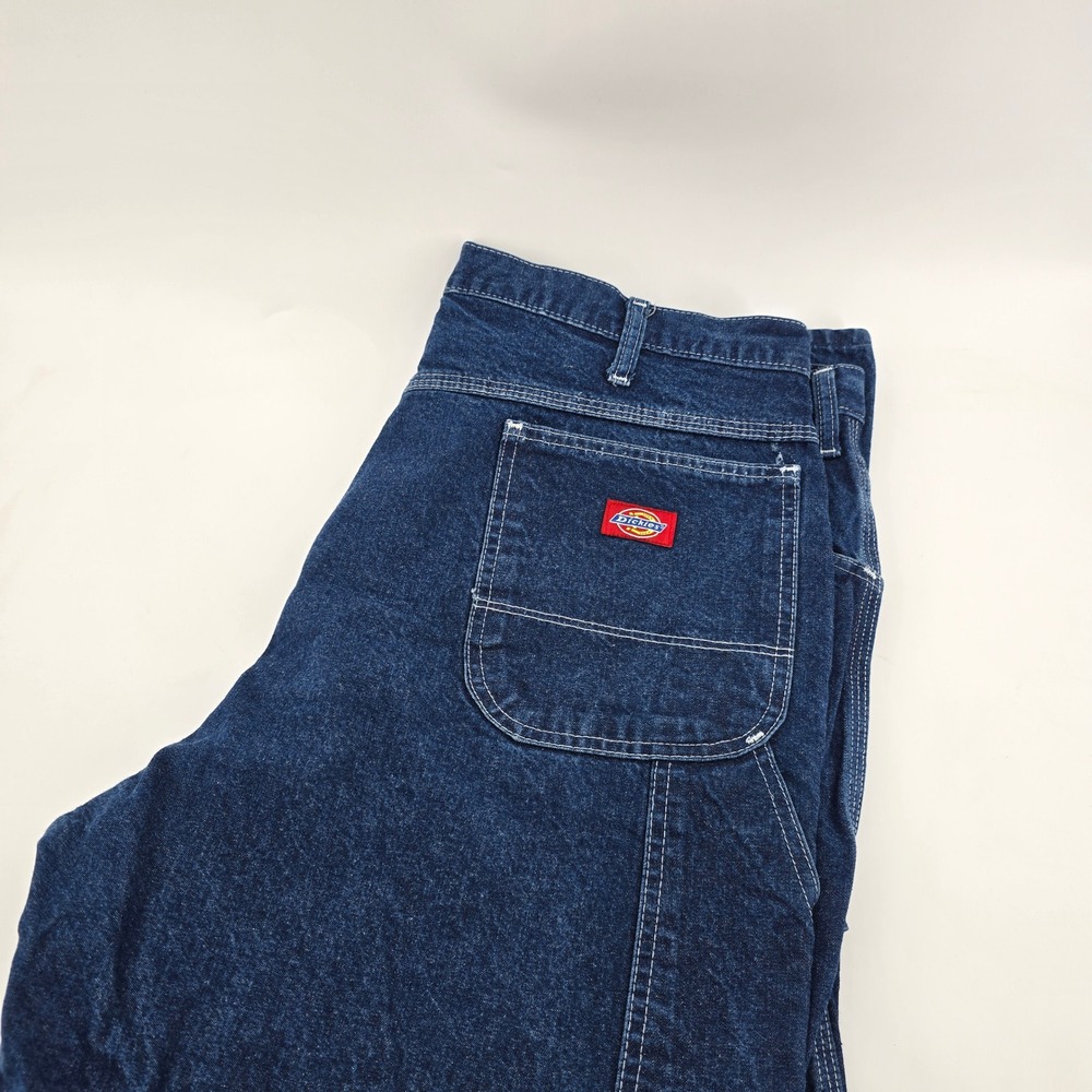 Dickies Carpenter Jeans Mens Relaxed Fit Indigo Blue 40x30